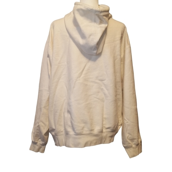 Old Navy hoodie sweatshirt thick heavy weight cream color Philly size XL - Picture 3 of 7